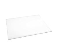 Hygiplas Large High Density White Chopping Board for Bakery - 60x45cm