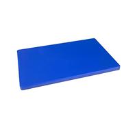 Hygiplas Thick Low Density Blue Chopping Board 450x300x20mm - Colour Coded, Dishwasher Safe Cutting Board DM005