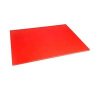 Hygiplas LDPE Chopping Board 600x450x10mm Dishwasher Safe, Red Large