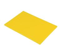Hygiplas LDPE Chopping Board, Yellow Colour Coded - Cooked Meat Prep, Standard Size: 12(H) x 450(W) x 300(L)mm, Low Density Polyethylene, Non-Porous Prevents Flavour / Odour Absorption, J254