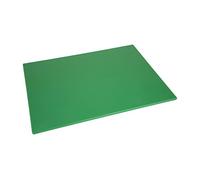 Hygiplas Low Density Chopping Board 600x450x10mm, Large Green | Prevents kitchen cross-contamination during prep with a lightweight, dishwasher-safe build that is easy to manage.