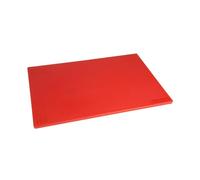 Hygiplas Low Density Polyethylene Chopping Board 450x300x12mm, Red, L