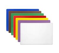 Hygiplas Low Density Chopping Board Set, 600x450mm, 7 Pack, Multicolor