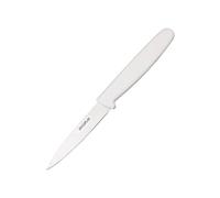 Hygiplas Paring Knife White 8.5cm - Stainless Steel, Ergonomic Handle, Dishwasher Safe C546
