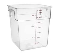 Hygiplas Polycarbonate Square Storage Container, Dishwasher Safe, 15Ltr