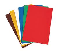 Hygiplas Polyethylene Chopping Mats 300x450mm, 6 Pack, 300mm | Flexible and bendy material allows easy pouring of cut food, lightweight and simple to use in professional kitchens.