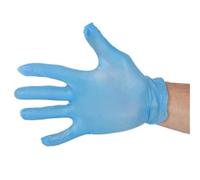 Hygiplas Powder-Free Vinyl Gloves Blue Medium (100 pack)