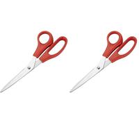 Hygiplas Red Colour Coded Food Scissors - Durable Kitchen Scissor for Meat DM036 (Pack of 2)