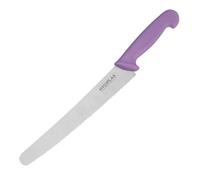 Hygiplas Serrated Pastry Knife Purple - 10"
