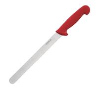 Hygiplas Serrated Slicer Red 25.5cm
