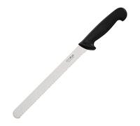 Hygiplas Slicer Serrated Black - 10"