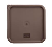 Hygiplas Square Brown Lid to fit - Large 10/15Ltr