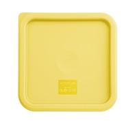 Hygiplas Square Yellow Lid to fit - Medium 5.5/7Ltr