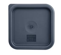Hygiplas Square Food Storage Container Lid Blue Small