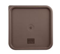 Hygiplas Square Brown Lid to fit - Large 10/15Ltr