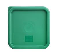 Hygiplas Square Food Storage Container Lid Green Medium