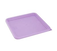 Hygiplas Square Food Storage Container Lid Purple Large