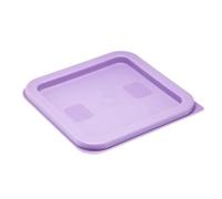 Hygiplas Square Food Storage Container Lid Purple Small