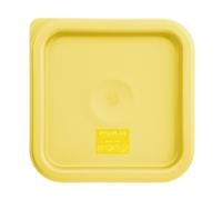 Hygiplas Square Yellow Lid to fit - Small 1.5/3.5Ltr
