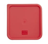 Hygiplas Square Polyethylene Food Storage Container Lid 10/15Ltr, Red