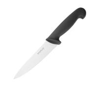 Hygiplas Stainless Steel Chef Knife Dishwasher Safe, Black 15.5cm