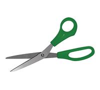 Hygiplas Stainless Steel Kitchen Scissors, Green, 8"