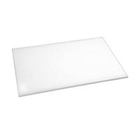 Hygiplas Standard High Density White Chopping Board for Bakery - 45x30cm