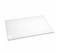 Hygiplas Standard High Density White Chopping Board for Bakery - 45x30cm