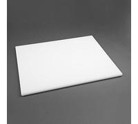 Hygiplas Thick Low Density White Chopping Board Large 600x450x20mm