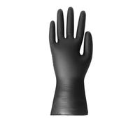 Hygiplas Vinyl Black Powder Free Glove S (00)
