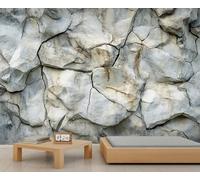 HYGIUID Slate Slab Mural Rock Wallpaper Natural Stone Texture Wall Mural Art Decor Photo Nursery Bedroom Panoramic Accent Wallpaper (Non-self-Adhesive)