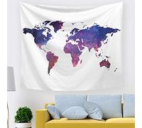 HYGL Color Map Tapestry Tarpaulin Decorative Cloth Tapestry Hanging Painting, Short Plush,70 * 100cm