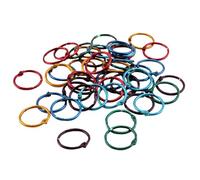 Hygloss Products Book Rings, Metal, Assorted, 2 inch