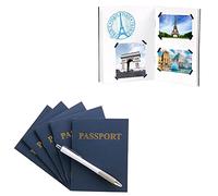 Hygloss Products, Inc Little Travelers Pocket Journal-24 Blank Pages, Blue, 4 ¼” X 5 ½”