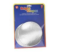 Hygloss Products Mirror Board Circles - Silver, Shiny Metallic Mirror Cardstock - 3 Inches, 25 Pack