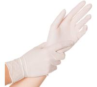 HYGONORM 26110 Disposable Gloves Size L, Pack of 200, Nitrile L (8-9) White