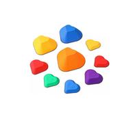 Hygrad Built to Survive 11 PCs Stepping Stones Non-slip for Kids Balance Sensory Play Hygrad Built to Survive Multicolor