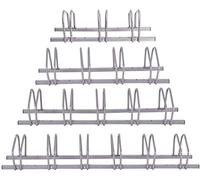 HYGRAD BUILT TO SURVIVE 2/3/4/5/6 Steel Metal Bicycle Bike Cycle Floor Wall Mount Rack Barriers Stand Holder In Silver