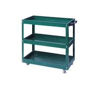 Hygrad Built to Survive 3 Tier Heavy Duty Workshop Garage Mechanic Utility Trolley Service Tool Cart - Green