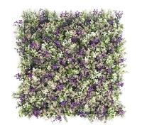 HYGRAD BUILT TO SURVIVE Artificial Boxwood Green Topiary Screen Wall Hedge For Outdoors/Indoors Several Designs 50 x 50cms (Pink)