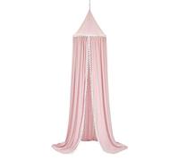 HYGRAD BUILT TO SURVIVE Children's Bed Canopy, Round Dome Princess Bed Canopy Decoration, Mosquito Net Protection Play Tent, Pink, Grey, White
