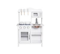 Hygrad Built to Survive Kids Play Kitchen Set Pretend Cooking Toys Chef Birthday Xmas Gift in White Hygrad Built to Survive White