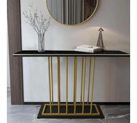 Hygrad Built to Survive Large Free Standing Sintered Stone With Metal Frame Console Sofa End Table Hallway Furniture Home 120Cm Wide