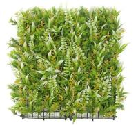 Hygrad Built to Survive Pack of 12 x Artificial Boxwood Topiary Screen Wall Hedge Grass 50 x 50cm For Indoor/Outdoor - Lime Green | Size: 50 x 50 cm Hygrad Built to Survive Green 50 x 50 cm