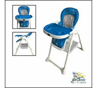 Hygrad Built to Survive Portable 3 In 1 Foldable Baby High Chair Toddler Height Back Adjustable - Pink