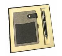 Hygrad Built to Survive Professional Notepad & Pen Gift Set With Card Holder Luxury Business Gift For Men & Women In Elegant Black Gift Box