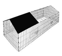 HYGRAD BUILT TO SURVIVE Rabbit Run Playpen Rectangular with Pitched Roof 5 Ft 10 In Long x 2 Ft 5 In Wide with Protective Cover Pet Animal Guinea Pig Pen, Dog Puppy Cage Ferret Play Pen