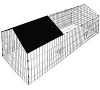 Hygrad Built to Survive Rabbit Run Playpen Rectangular With Pitched Roof Wide Protective Cover Pet Animal Guinea Pig Pen, Dog Puppy Cage Ferret Play Pen