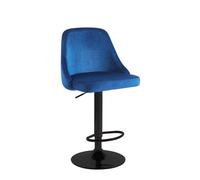 Hygrad Built to Survive Set Of 2 Adjustable Breakfast Velvet Bar Stools Swivel Gas Lift Chair Kitchen Barstool Cafe Pub