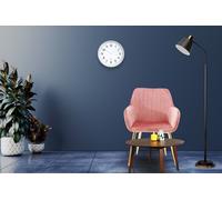 Hygrad Built to Survive Set of 2 Velvet Dining Chair Padded Seat Gold Legs Kitchen Home Office Lounge Chair in Pink Hygrad Built to Survive Pink